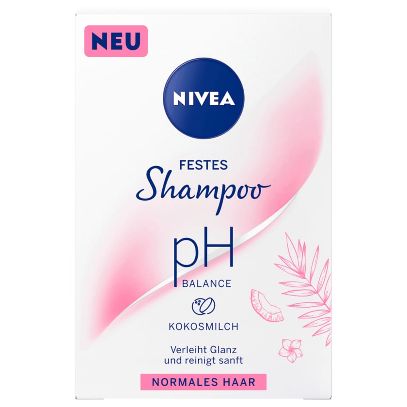 NIVEA Festes Shampoo pH Balance Kokosmilch 75g